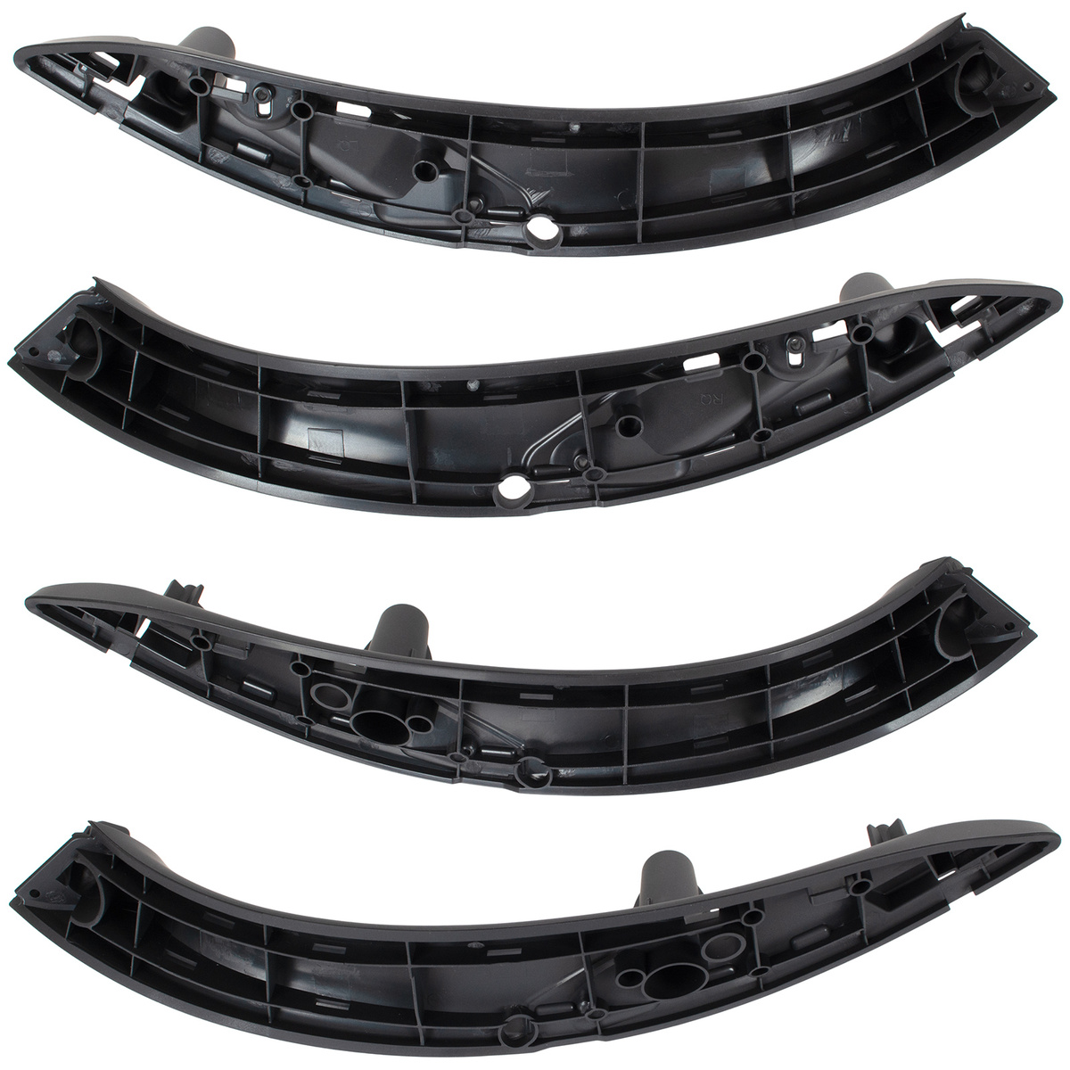 BMW 3 F30 F31 11-19 zestaw uchwytów wewnętrznych drzwi przednich + tylnych 4 szt. KPL CZARNE