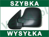 Peugeot Partner 96-06 lusterko manualne zewnętrzne lewe