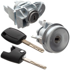 Ford Fiesta VI MK7 08-13 wkład stacyjki + wkładka zamka drzwi przednich lewych 2 szt. KPL