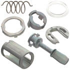 VW BORA I 98-05 zestaw naprawczy wkładki zamka drzwi przednich lewych = prawych 7 szt. KPL