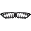 BMW X4 G02 FL 2021- atrapa między reflektory (nerki) BLACK GLOSSY DOUBLE BAR + ZAŚLEPKA