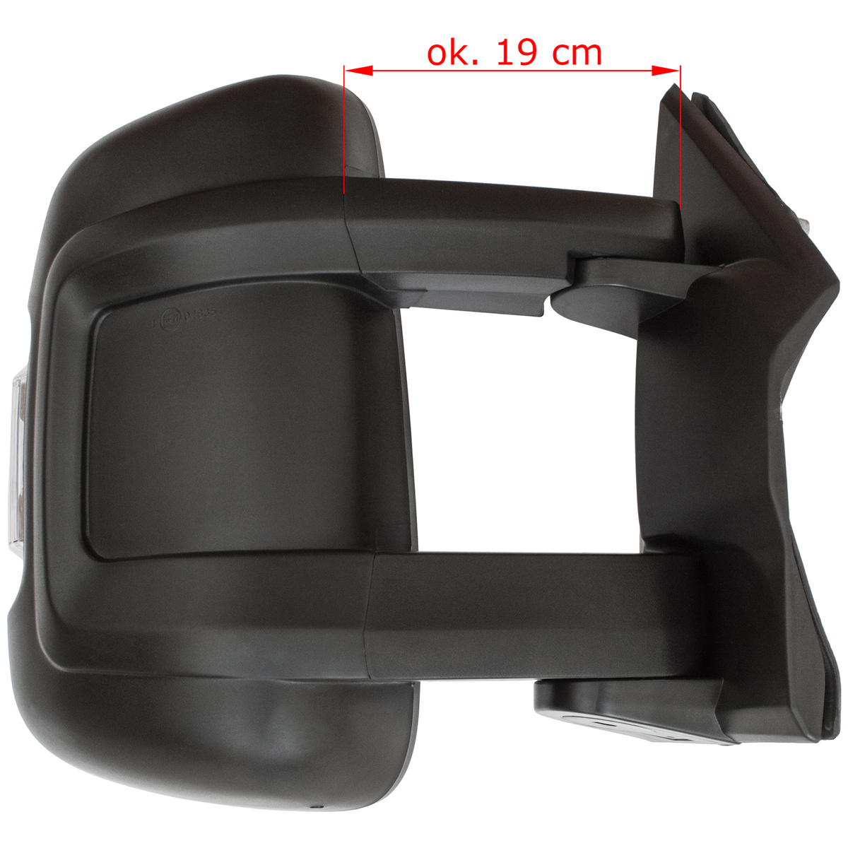 Peugeot Boxer 2006- lusterko zewnętrzne elektryczne ogrzewane ŚREDNIE RAMIĘ BEZ CZUJNIKA prawe