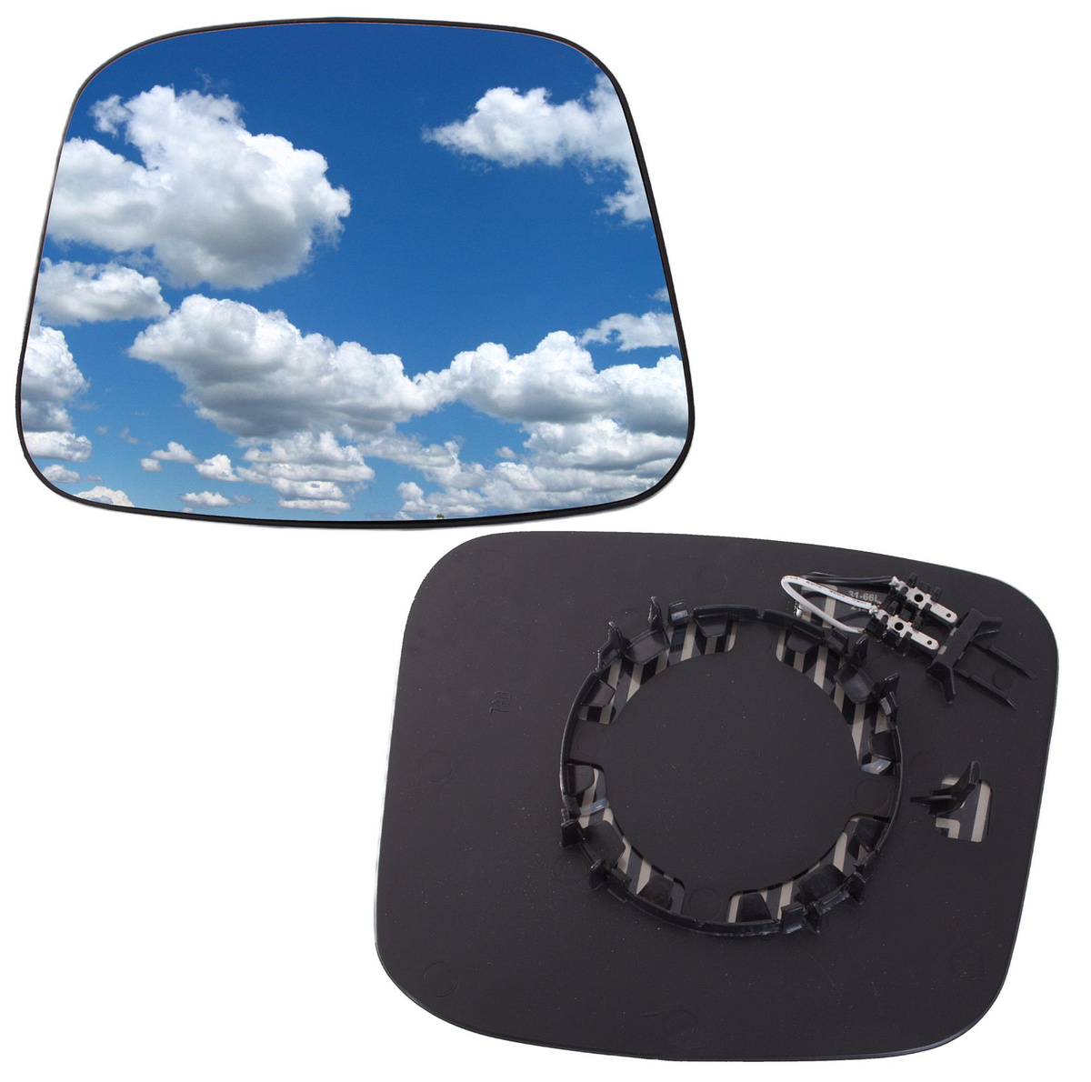 Fiat QUBO 2008- wkład lusterka OGRZEWANY prawy