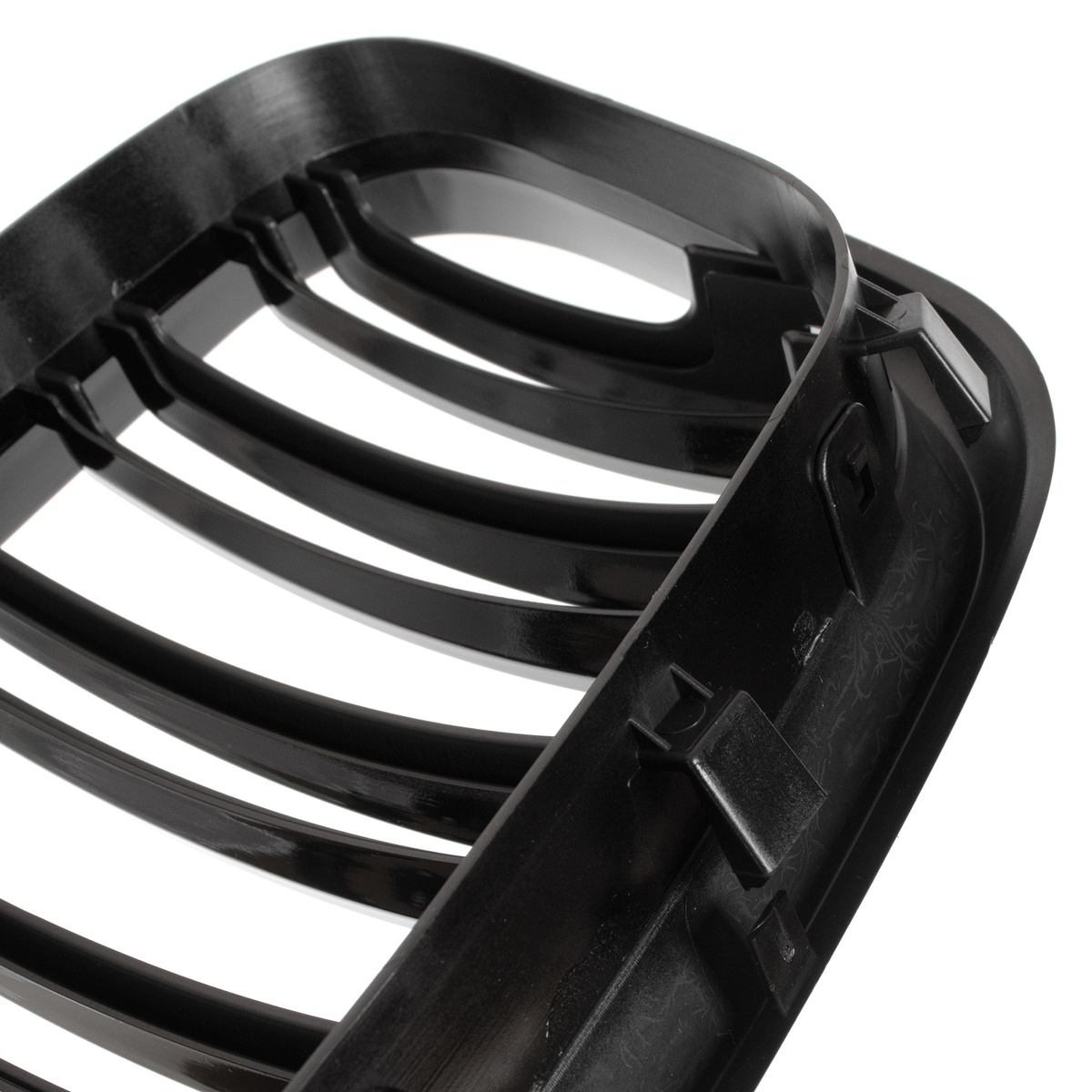BMW X5 E53 99-03 atrapy między reflektory (nerki) lewa + prawa kpl. DOUBLE SLAT GLOSSY BLACK