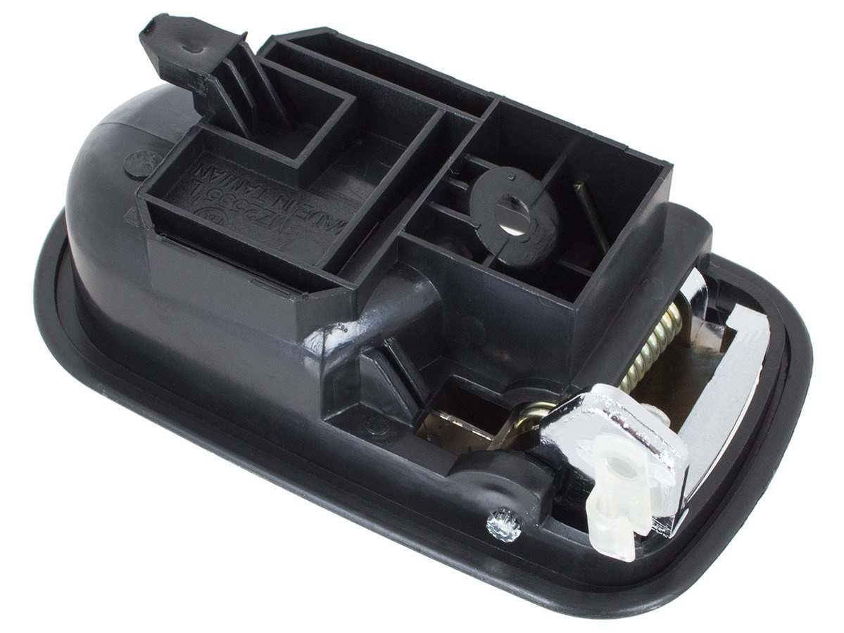 Mazda 323 V VI 94-03 klamka przednia wewnętrzna CZARNA + CHROM lewa