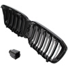 BMW X3 G01 FL 2021- atrapa między reflektory (nerki) BLACK GLOSSY DOUBLE BAR + ZAŚLEPKA