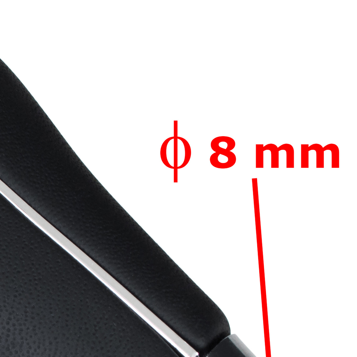 Mercedes W169 A-Klasa 04-12 gałka zmiany biegów CZARNA 6 BIEGÓW - 8 mm