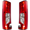 Mercedes Citan 2012- z drzwiami lampa tylna lewa + prawa 2 szt. KPL