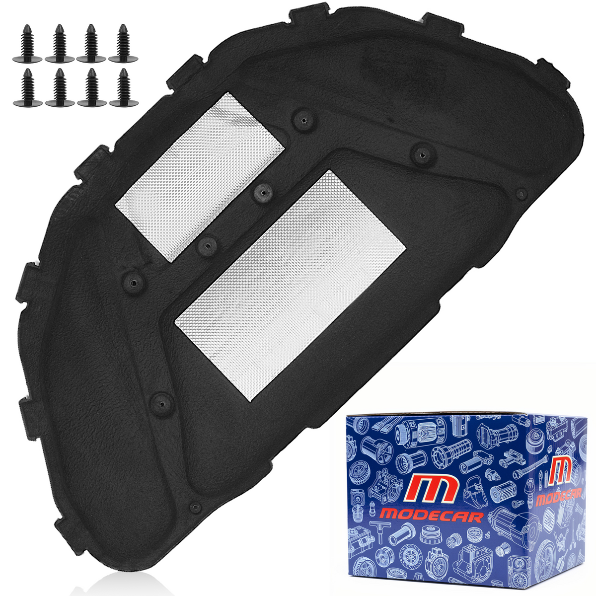 BMW X1 (E84) 09-15 wygłuszenie maski silnika Z MATĄ TERMICZNĄ + spinki montażowe