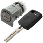 Audi A6 C6 04-08 wkładka zamka lewa drzwi przednich z kluczykiem