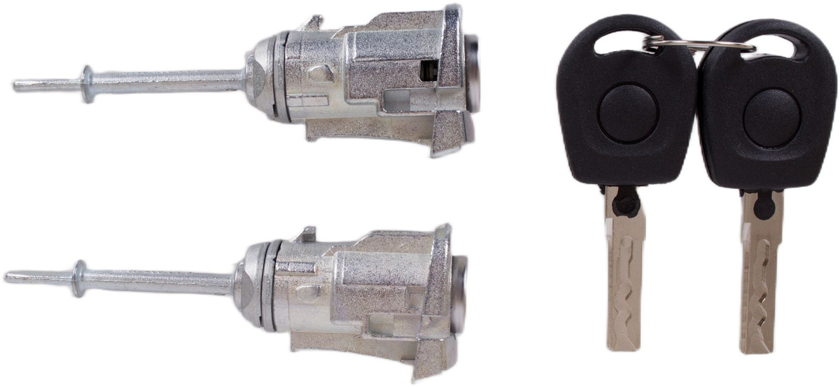 Seat Cordoba II 02-08 wkładka zamka drzwi przednich lewa + prawa 2 szt. KPL