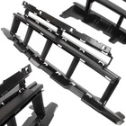 Mercedes C117 X117 CLA-Klasa 16-19 atrapa kratka w zderzak przedni środkowa CZARNA