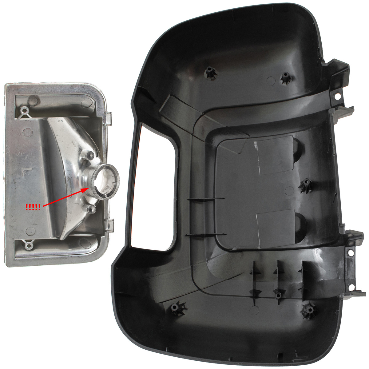 Citroen Jumper 2006- obudowa lusterka zewnętrznego DŁUGIE RAMIĘ + KIERUNKOWSKAZ lewa 2 szt. KPL