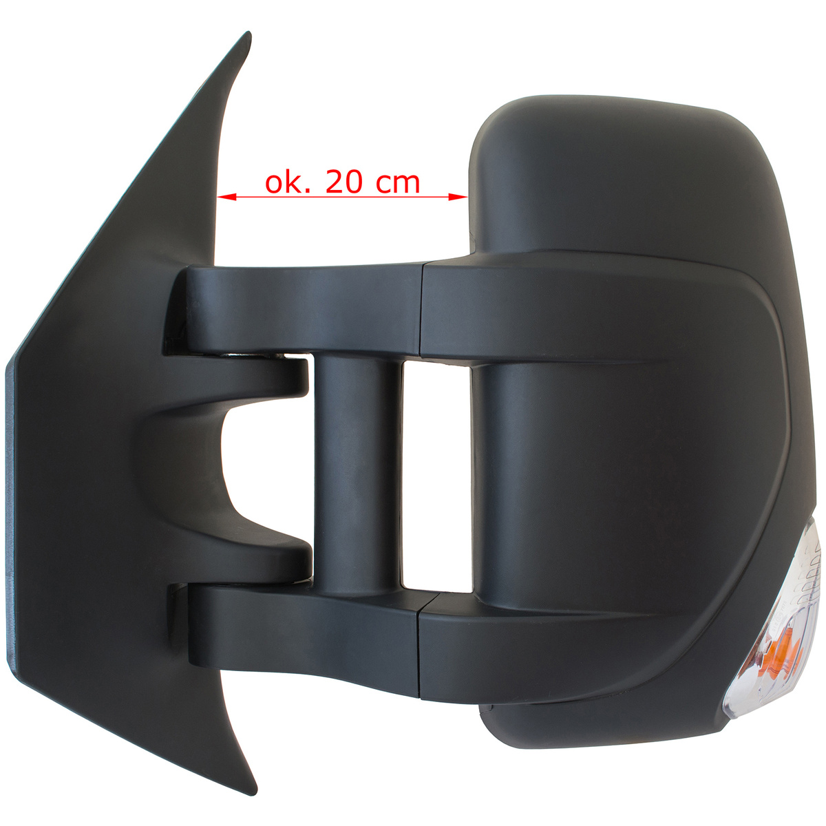 Opel Movano B 2010- lusterko zewnętrzne elektryczne ogrzewane DŁUGIE RAMIĘ lewe