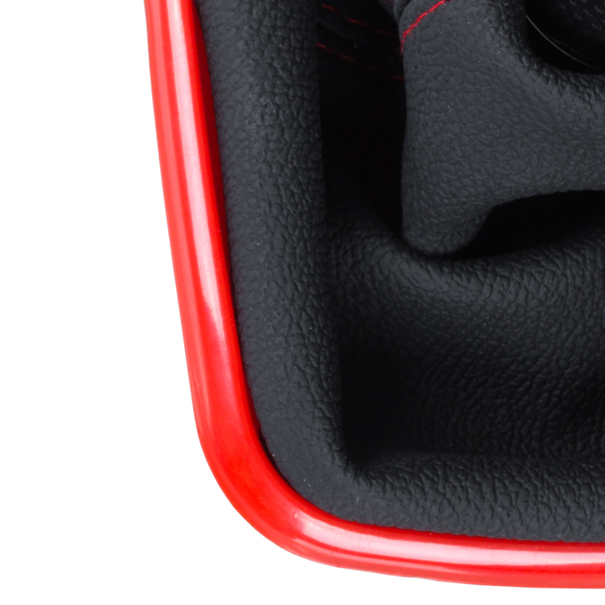 VW Golf IV 97-06 gałka zmiany biegów + MIESZEK Z CZERWONĄ RAMKA 5 BIEGÓW 23 MM