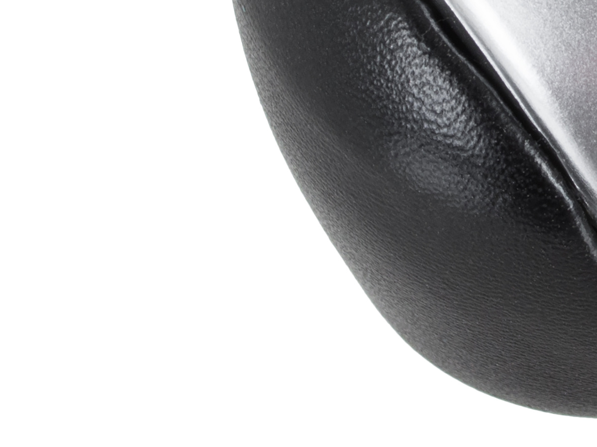 Kia Soul gałka zmiany biegów CZARNA + CHROM - PÓŁMAT 5 BIEGÓW