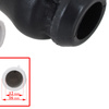 Renault Fluence gałka zmiany biegów 5 BIEGÓW CZARNA SKÓRA + CHROM + adapter / przejściówka dźwigni drążka gałki zmiany biegów 2 szt. KPL
