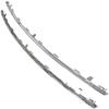 Peugeot 508 I 10-15 listwa GÓRNA + DOLNA atrapy między reflektory (grilla) CHROM 2 szt. KPL