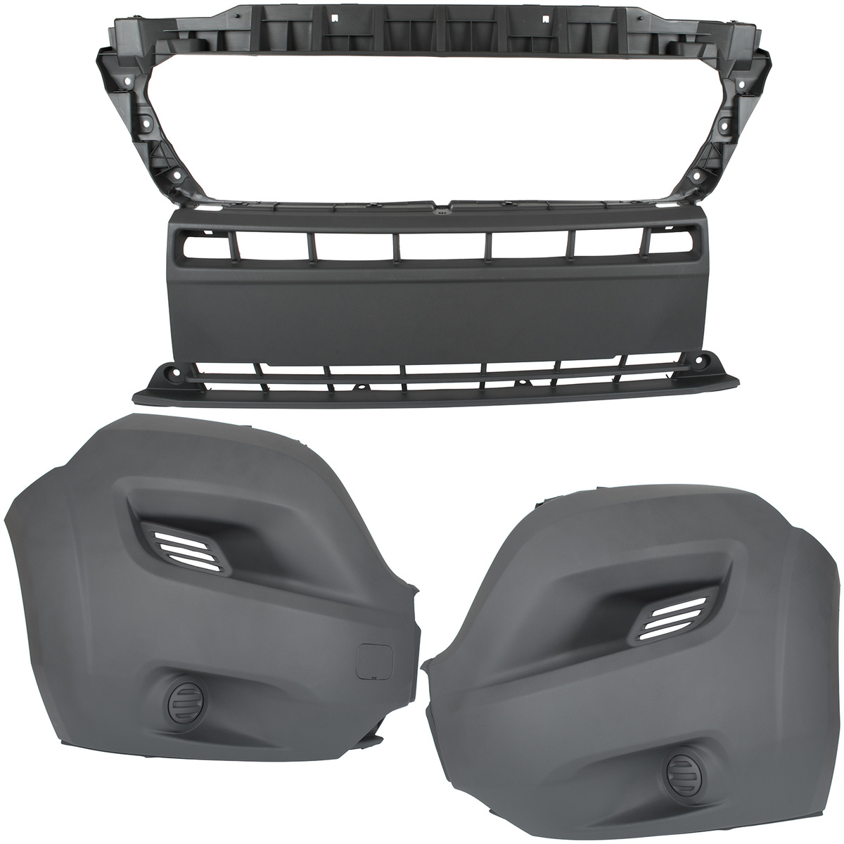 Peugeot Boxer 2014- zderzak przedni 3 szt. KPL