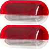 Seat Alhambra Leon Toledo II lampki wewnętrzne drzwi BIAŁO-CZERWONE LED 2 szt. kpl.