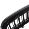 BMW X6 F16 14-19 atrapy między reflektory (nerki) lewa + prawa kpl. BLACK GLOSSY DOUBLE BAR