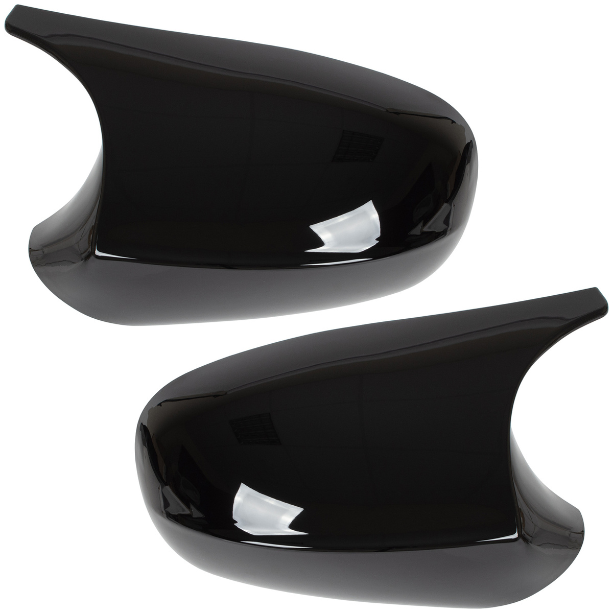 BMW 3 E90 E91 E92 E93 08-13 nakładka lusterka BLACK GLOSSY lewa + prawa 2 szt. KPL