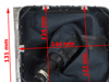 VW Passat CC 08-12 gałka zmiany biegów CZARNA + Mieszek CZARNY z ramką CHROM 6 BIEGÓW