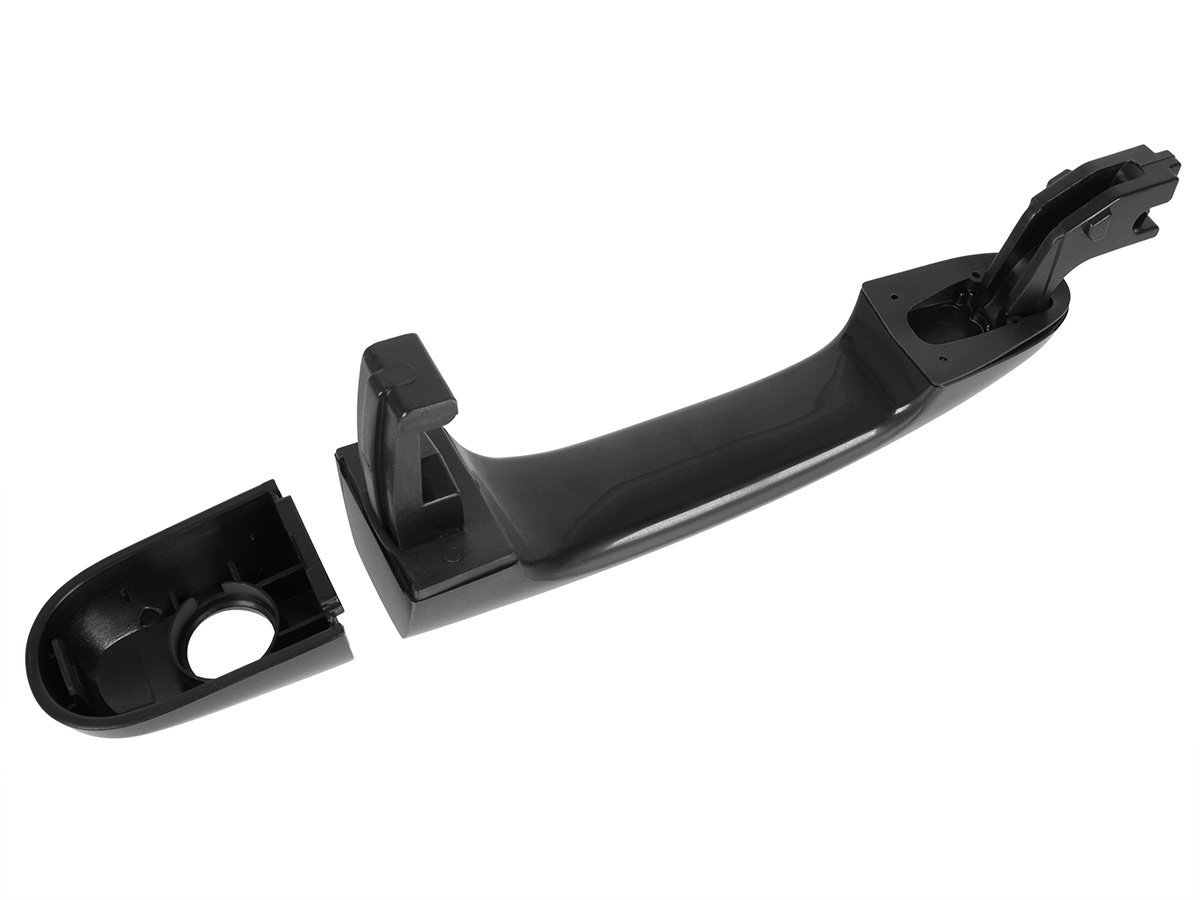 Kia Sportage 04-10 klamka zewnętrzna CZARNA Z OTWOREM przednia lewa