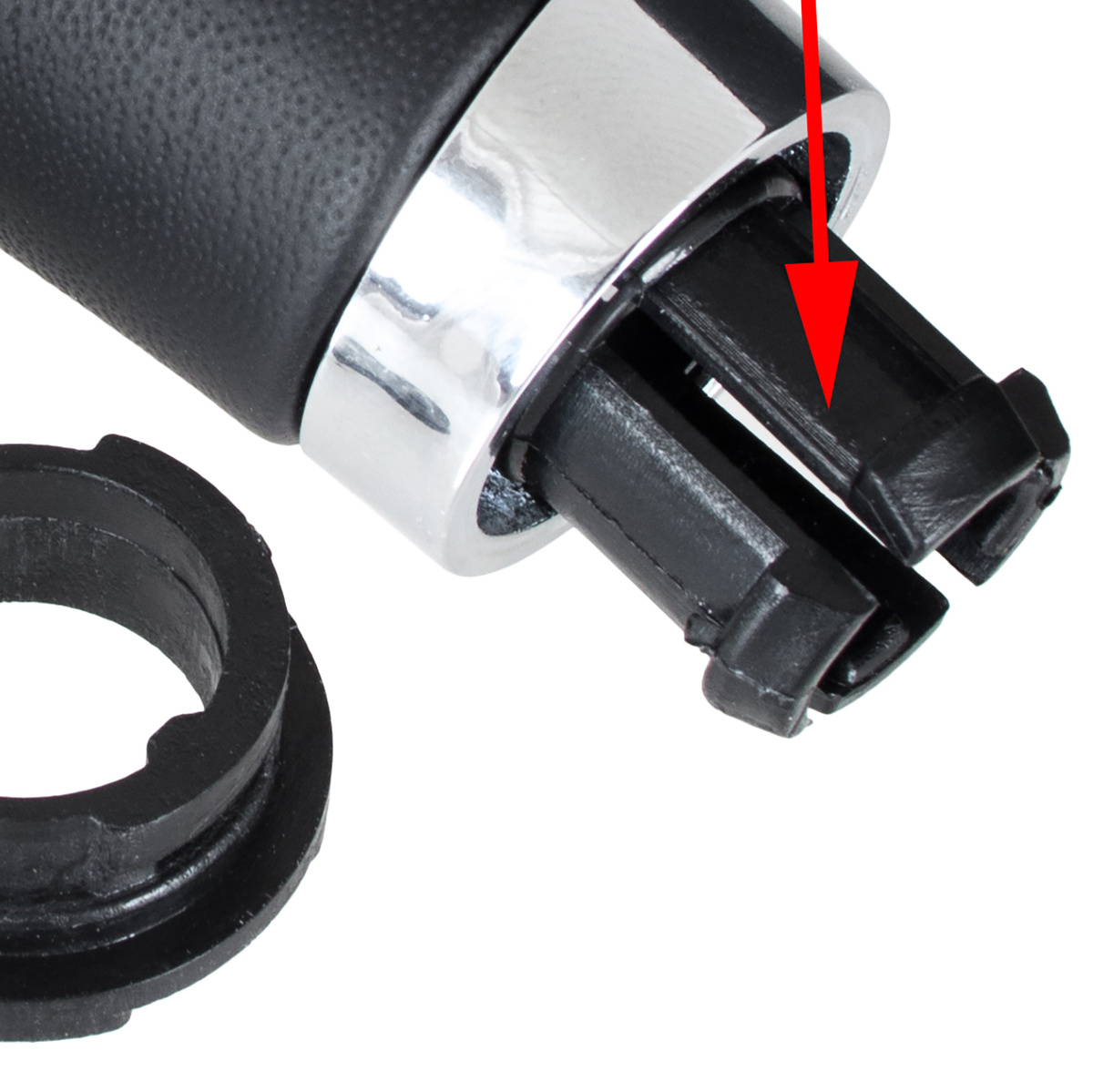 Mercedes W169 A-Klasa 04-12 gałka zmiany biegów CZARNA 6 BIEGÓW - 14.5 mm