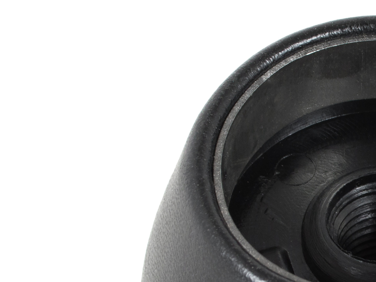 Kia Soul gałka zmiany biegów CZARNA + CHROM - PÓŁMAT 5 BIEGÓW