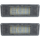 Nissan Juke NV200 Qashqai I II X-Trail T31 lampki podświetlenia tablicy rejestracyjnej LED 2 szt. kpl.