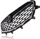 Opel Mokka 16-19 atrapa między reflektory (grill) CZARNA + CHROM