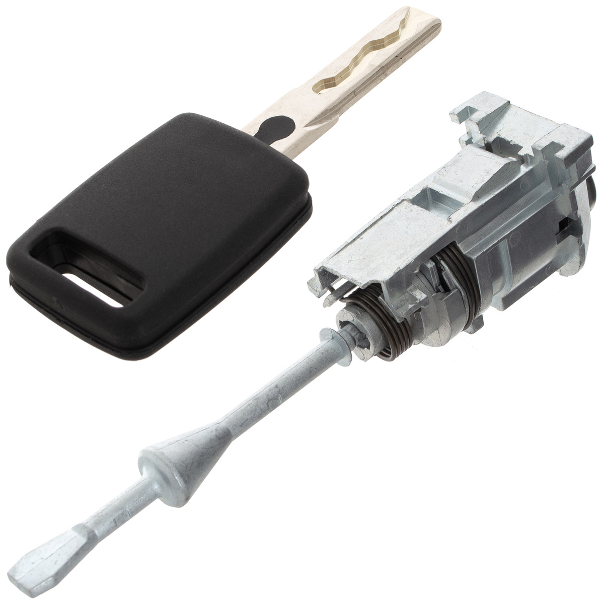 Audi Q7 4L 06-15 wkładka zamka drzwi przednich lewa + 1 KLUCZYK