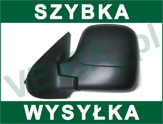 Peugeot Partner 96-06 lusterko manualne zewnętrzne lewe