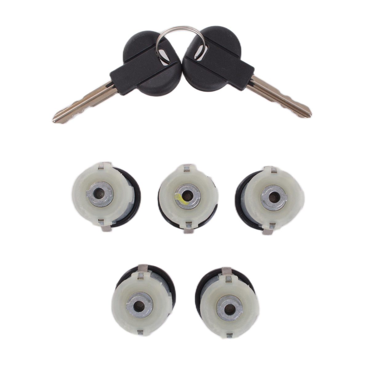 FIAT ULYSEE 94-03 wkładki zamków drzwi 5 szt. KPL