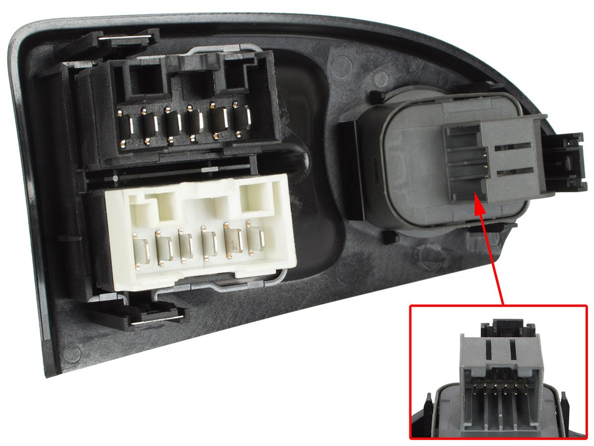Fiat Ducato 02-06 przełącznik ZESPOLONY sterowania szyb elektrycznych i lusterek
