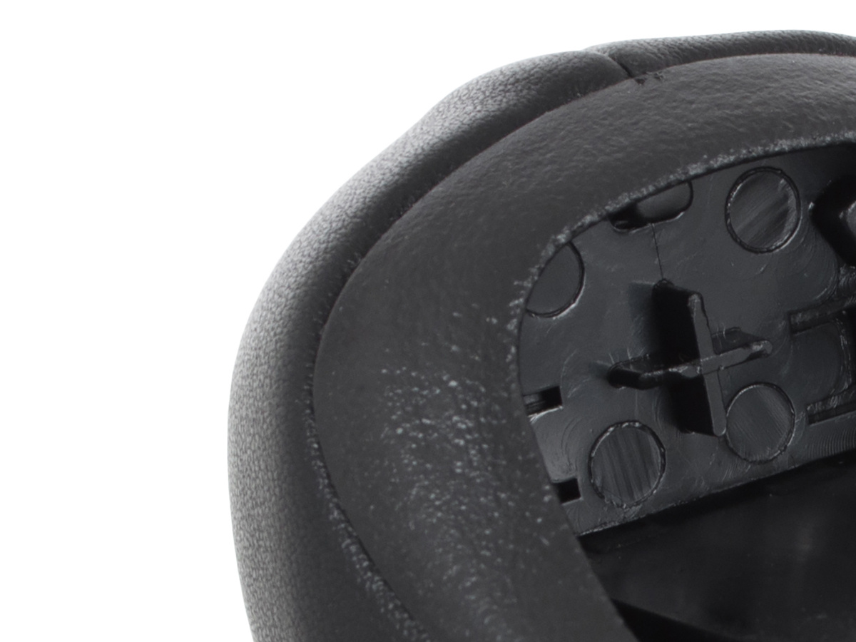 Kia Sportage III 09-15 gałka zmiany biegów CZARNA SKÓRA 6 BIEGÓW