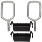 BMW 2 F22 F23 2x zaczep + 2x zabezpieczenie zaczepu maski pokrywy silnika 4 szt. KPL