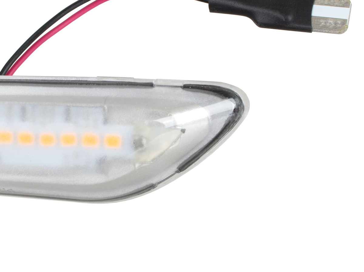 BMW 3 F30 kierunkowskaz boczny LED BIAŁY DYNAMICZNY 2 szt. KPL