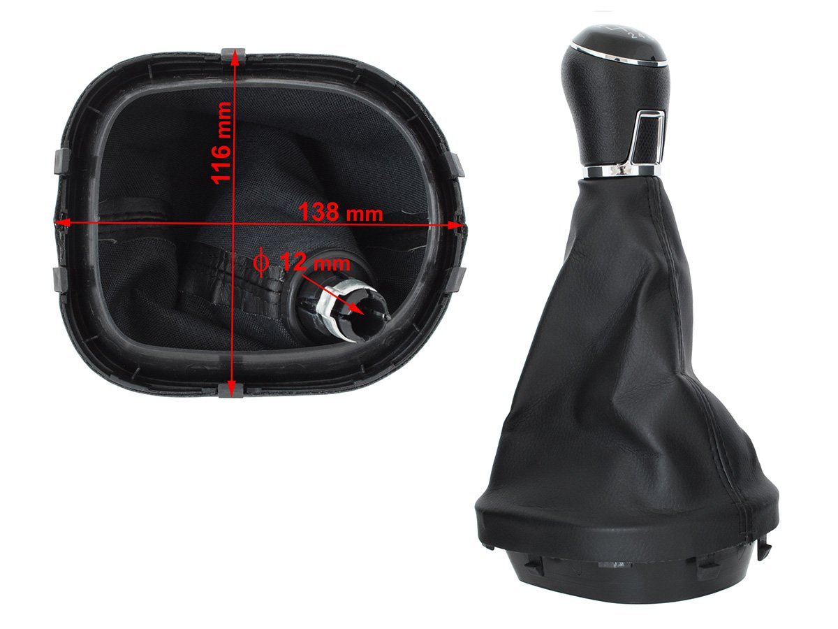 VW Touran II 10-16 gałka zmiany biegów + MIESZEK 6 BIEGÓW