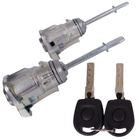 Seat Ibiza III 02-08 wkładka zamka drzwi przednich lewa + prawa 2 szt. KPL