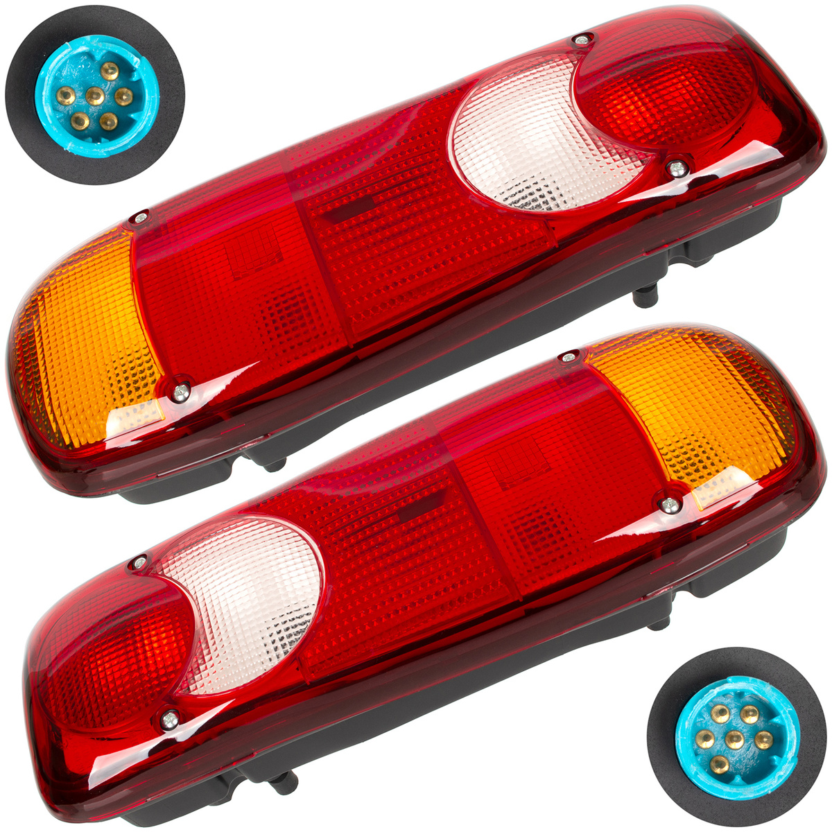 Citroen Jumper II 2006- SKRZYNIA lampa tylna lewa + prawa 2 szt. KPL