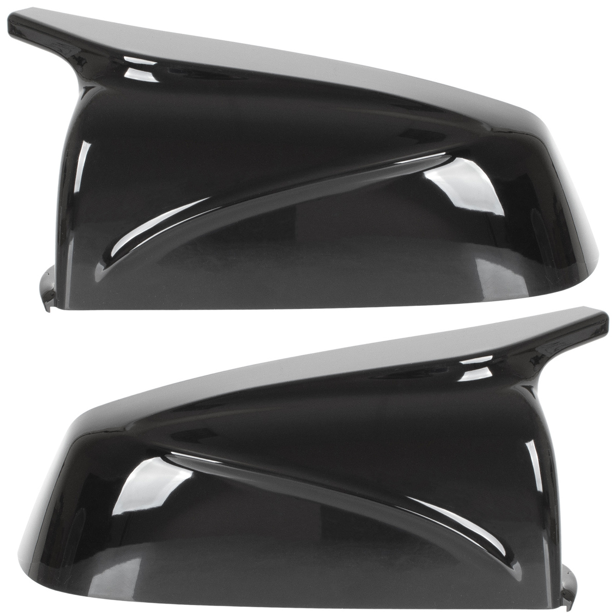 BMW 6 E63 E64 07-11 nakładka lusterka BLACK GLOSSY lewa + prawa 2 szt. KPL