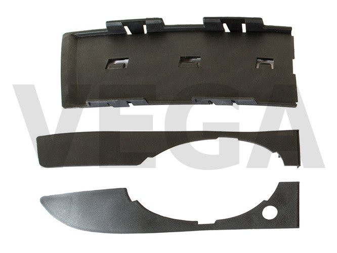 Audi A4 B7 04-07 mocowanie wewnętrzne halogenu 3 szt. kpl. prawe