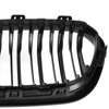 BMW 1 F21 15-18 atrapy między reflektory (nerki) lewa + prawa kpl. BLACK GLOSSY DOUBLE BAR