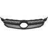 Mercedes C KLASA W205 14-18 atrapa między reflektory (grill) DIAMOND PIANO BLACK + CHROM BEZ OTWORU