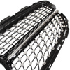 Mercedes C KLASA W205 14-18 atrapa między reflektory (grill) DIAMOND PIANO BLACK + CHROM BEZ OTWORU