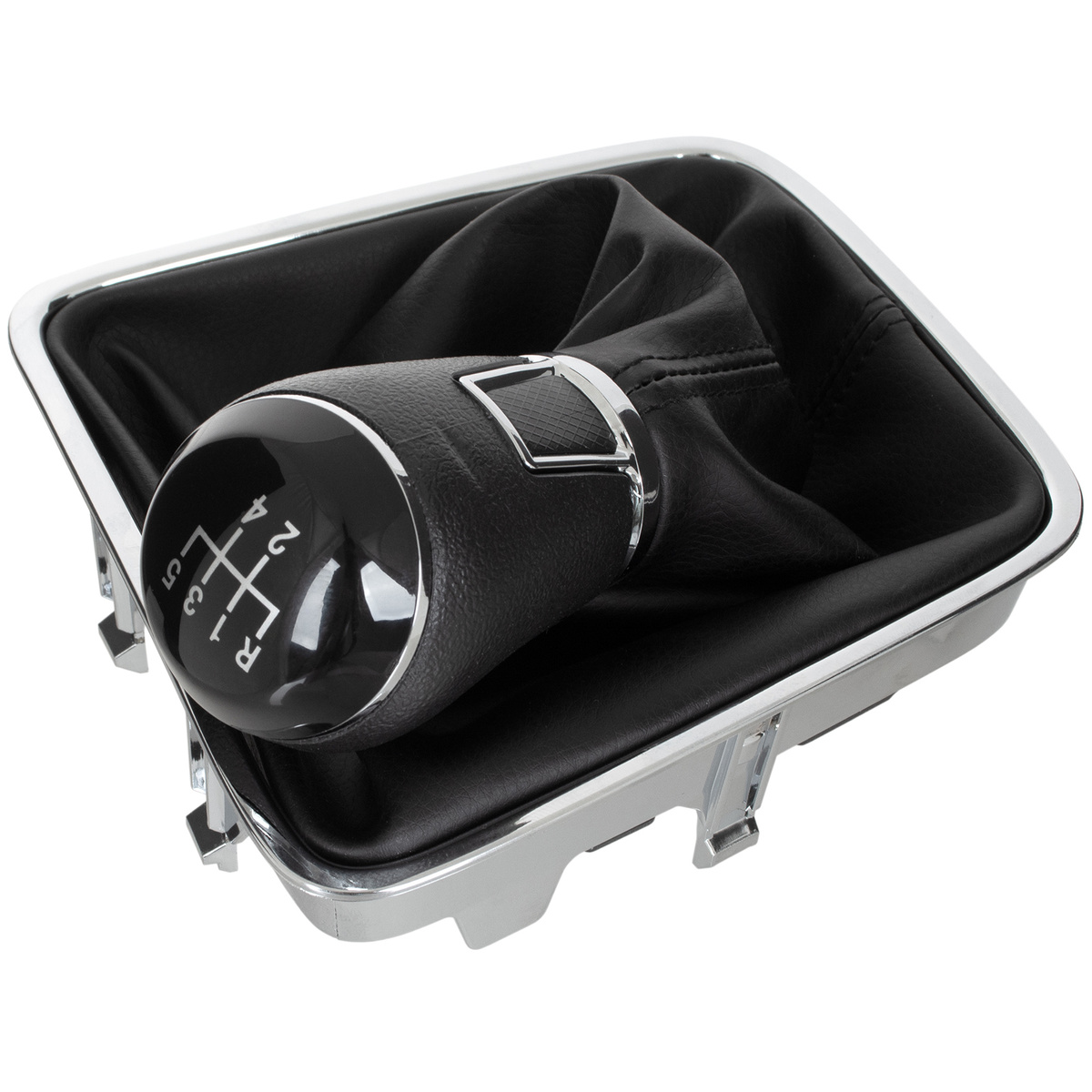 VW Sharan 2010- gałka zmiany biegów CZARNA 5 BIEGÓW + MIESZEK OTWÓR 12 MM