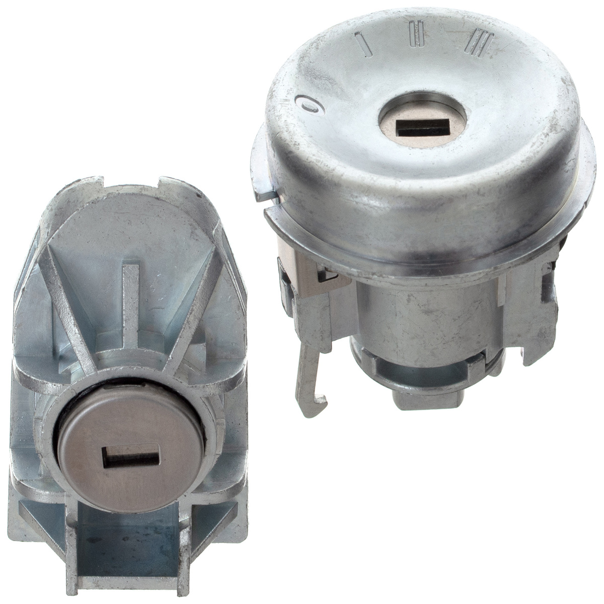 Ford Fiesta VI MK7 08-13 wkład stacyjki + wkładka zamka drzwi przednich lewych 2 szt. KPL