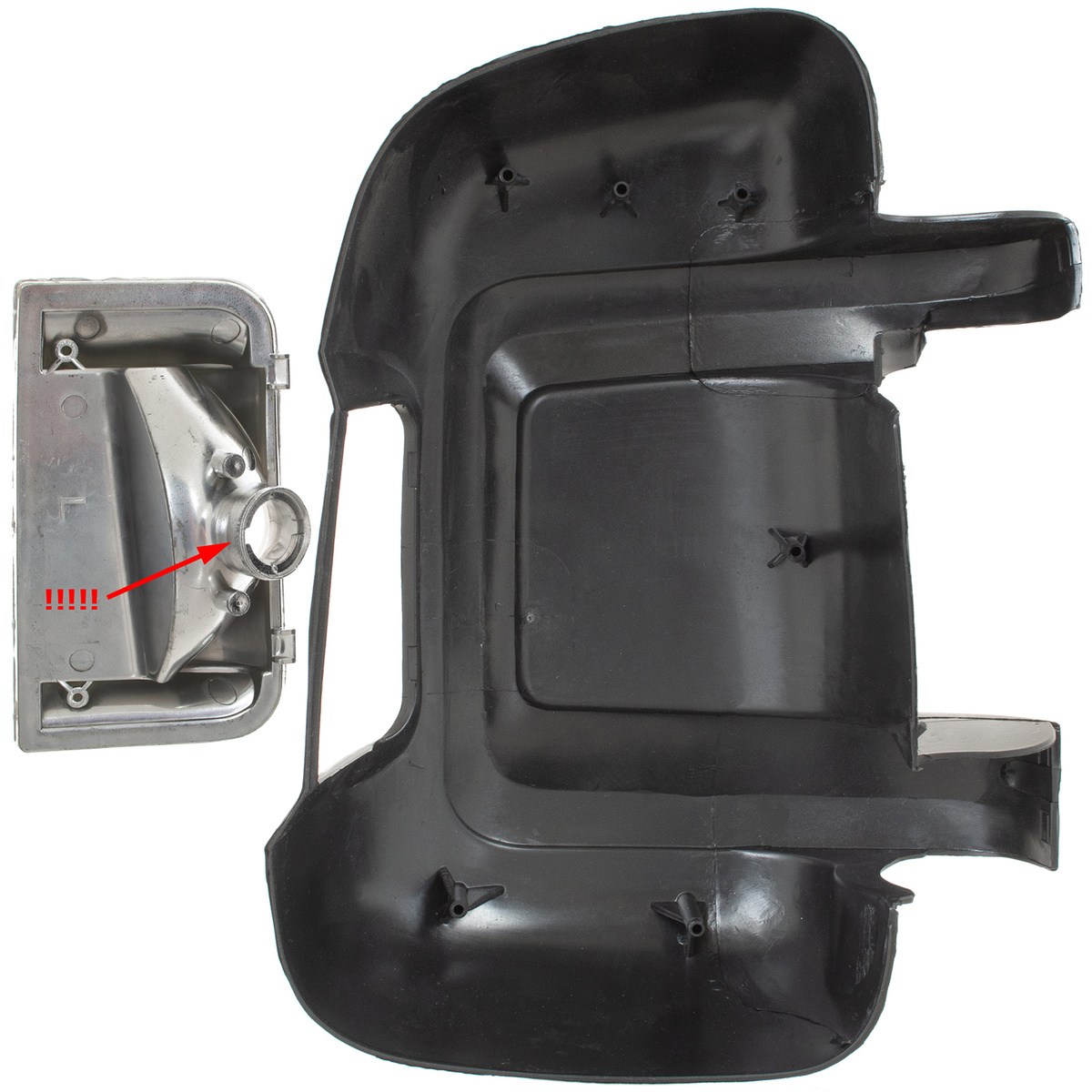 Fiat Ducato III 2006- obudowa lusterka zewnętrznego + KIERUNKOWSKAZ lewa